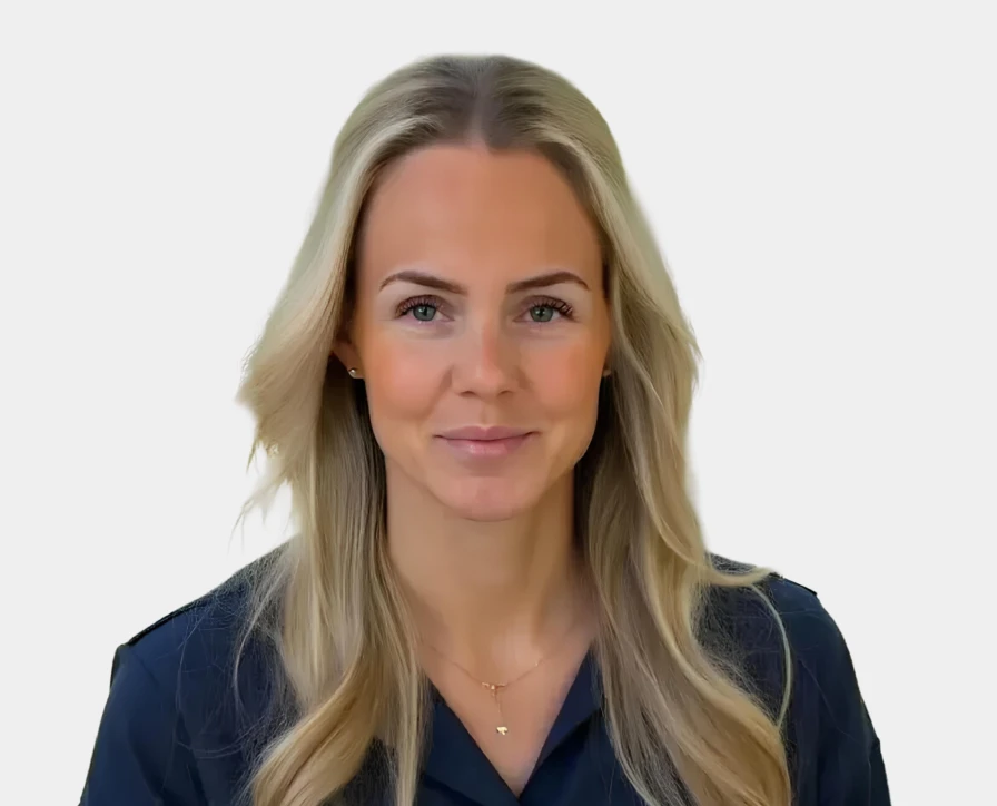 Porträtt av Emma Olsson, biträdande byggnadsingenjör på BTIB.