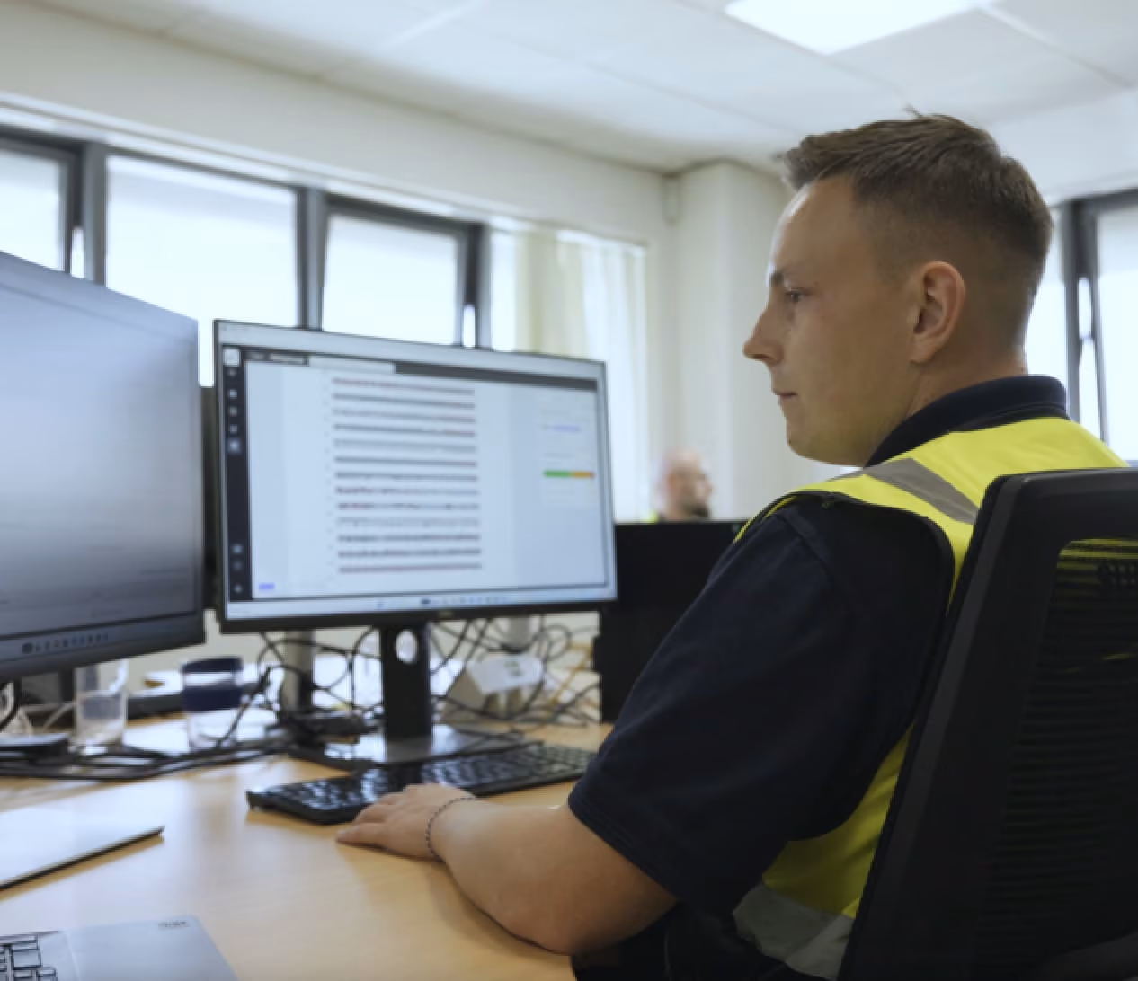 Dexory autonomous robot deployed on a live warehouse floor