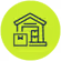 Warehouse building icon
