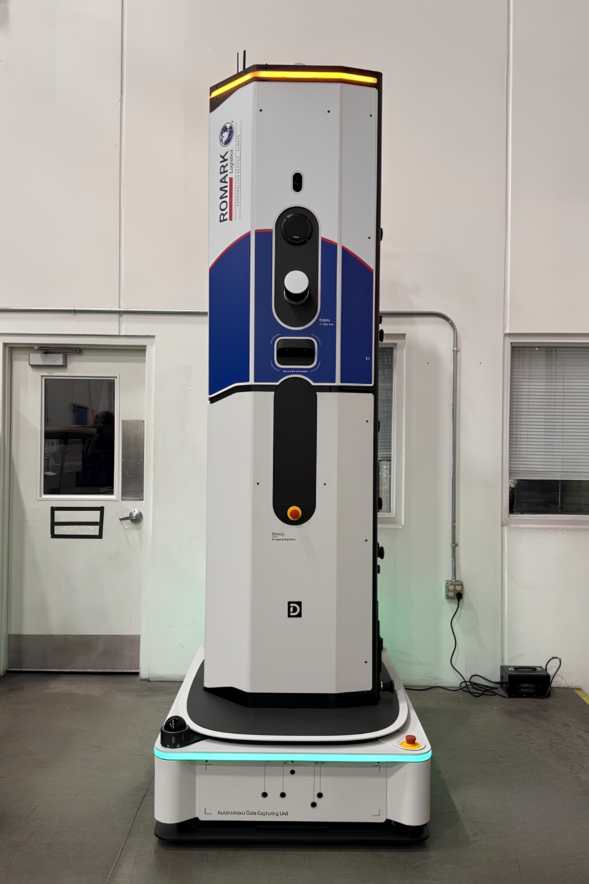 Dexory autonomous warehouse robot deployed at Romark Logistics Pennsylvania facility, eliminating shift disruption, accelerating cycle counting and delivering real-time inventory intelligence.