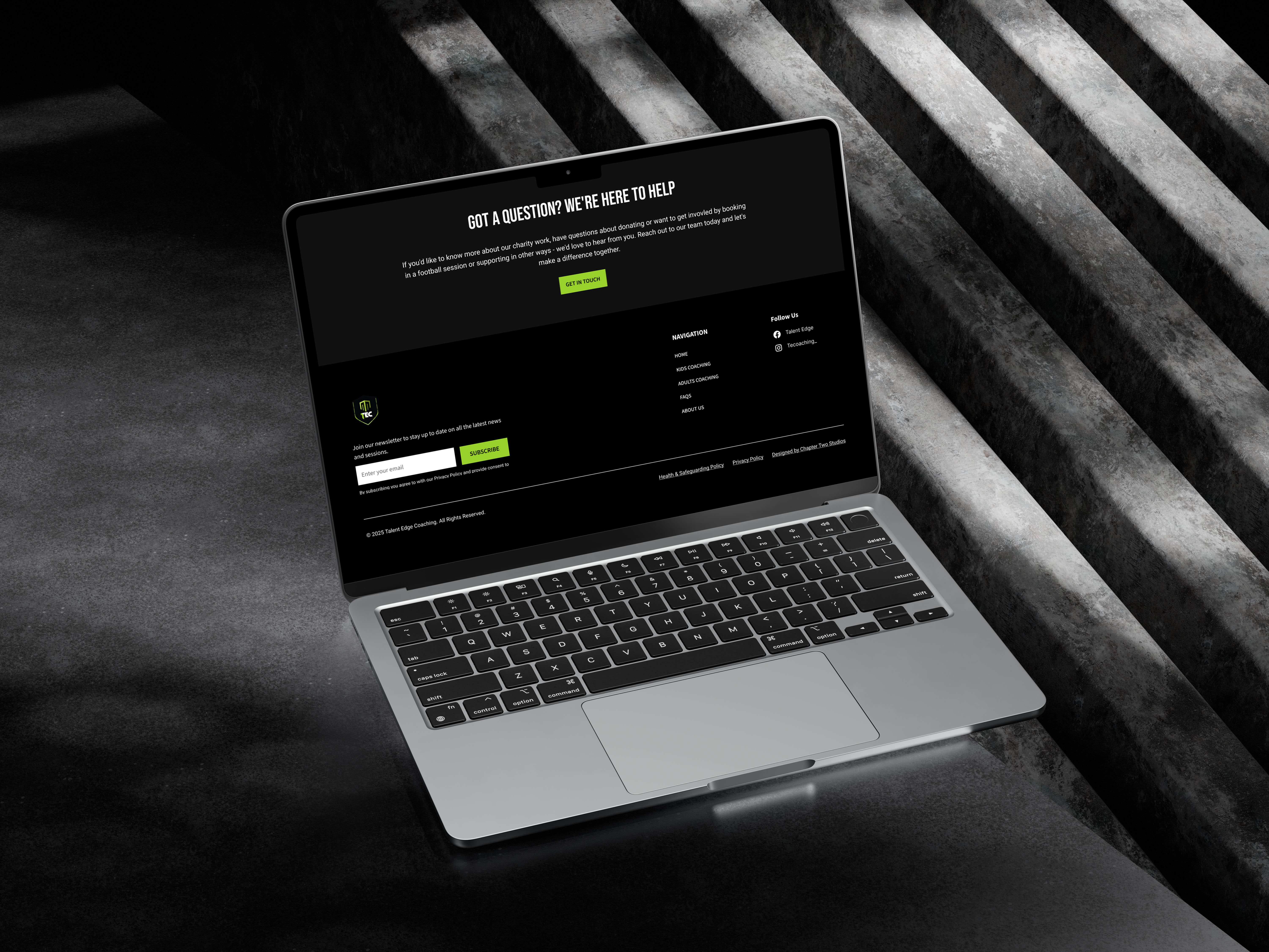TEC Website design by Chapter Two Studios