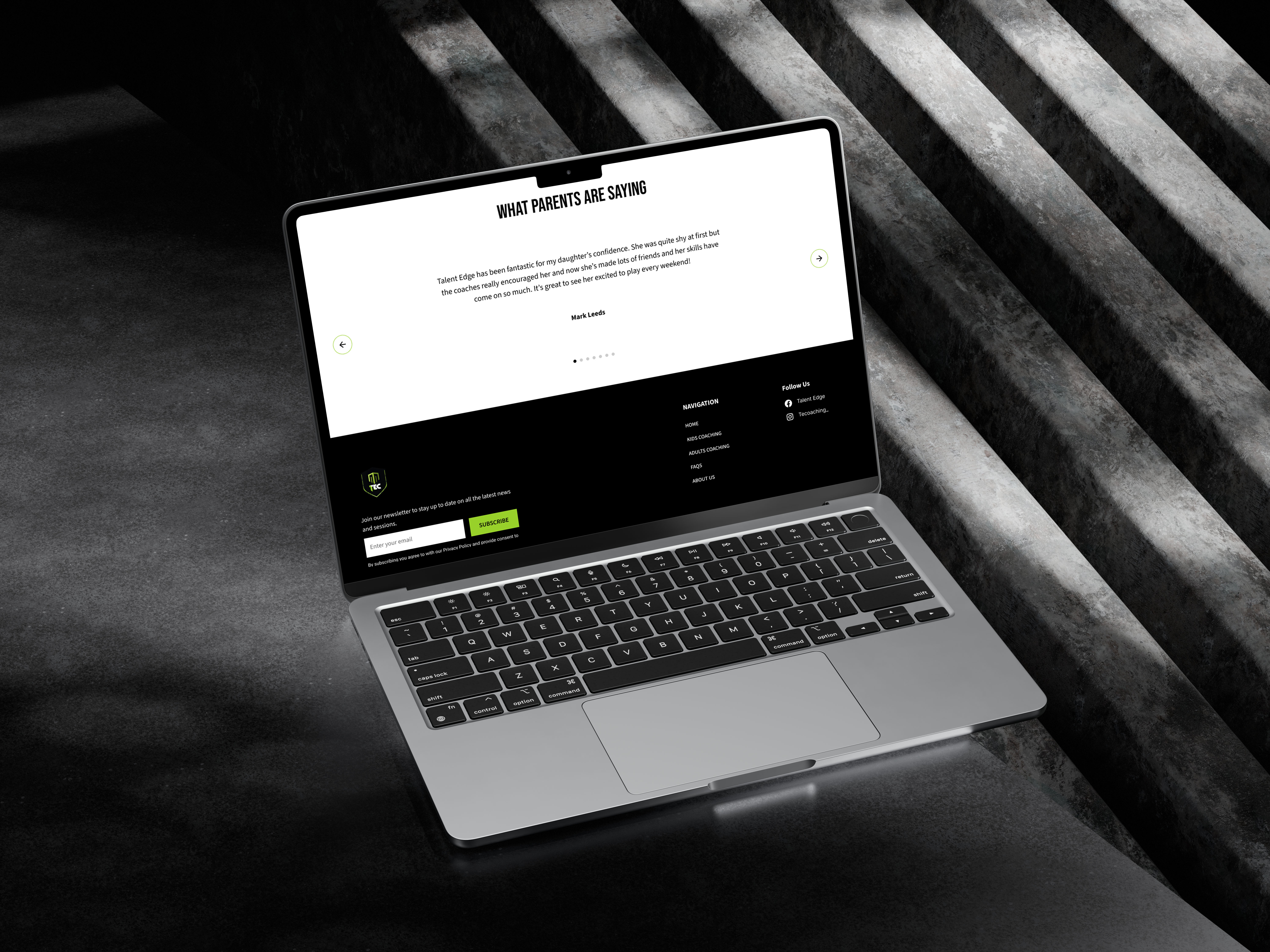 TEC Website design by Chapter Two Studios