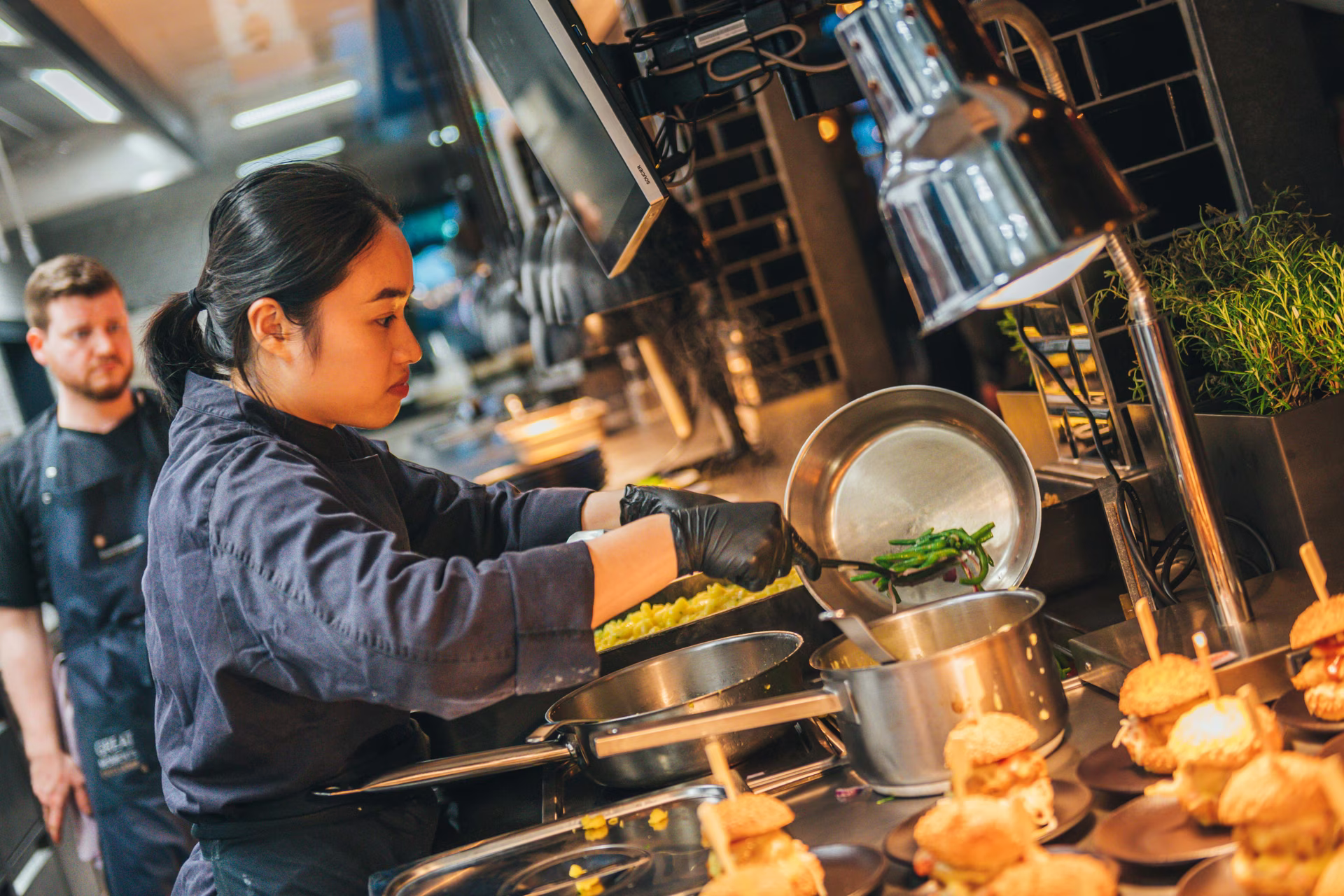 catering pots for an event