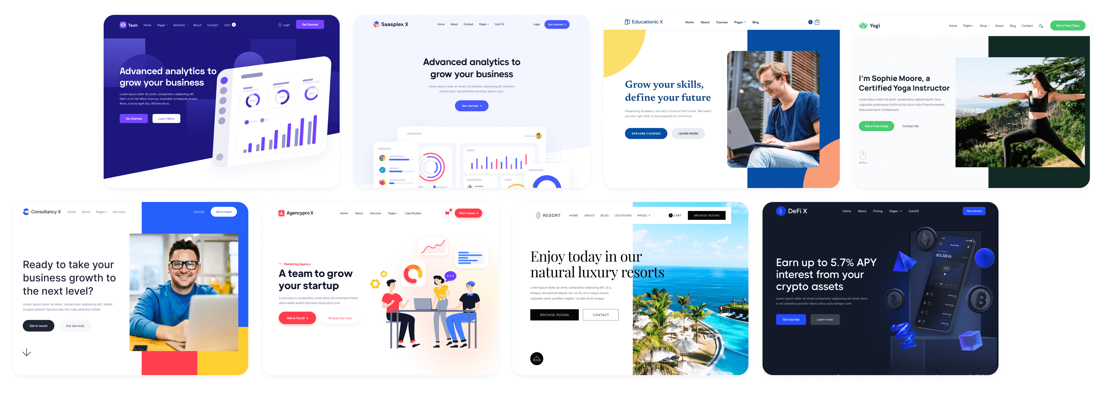Philanthropy X - Browse all Templates - Charity Webflow Template