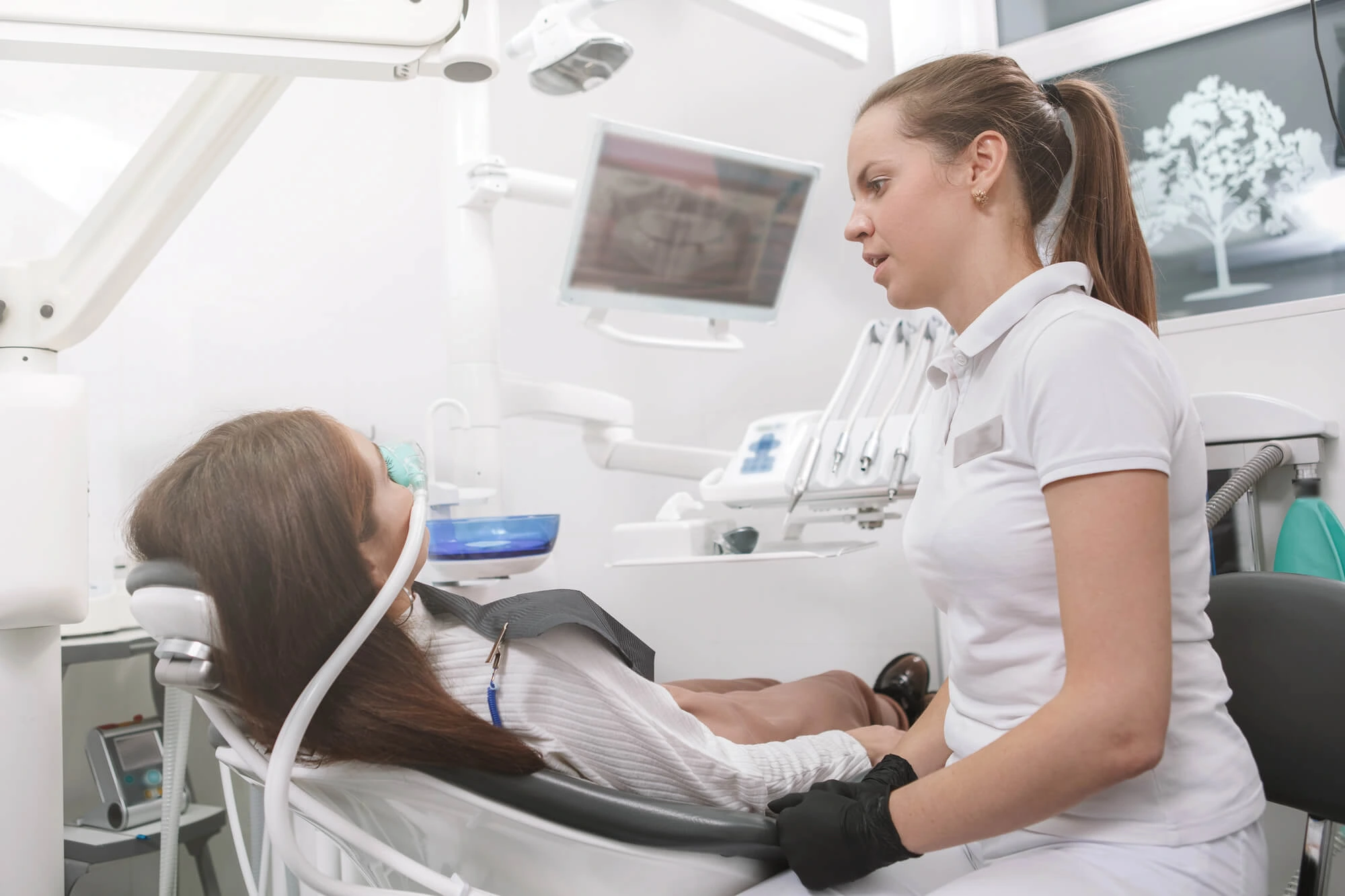 female patient getting sedation dentistry in virginia beach