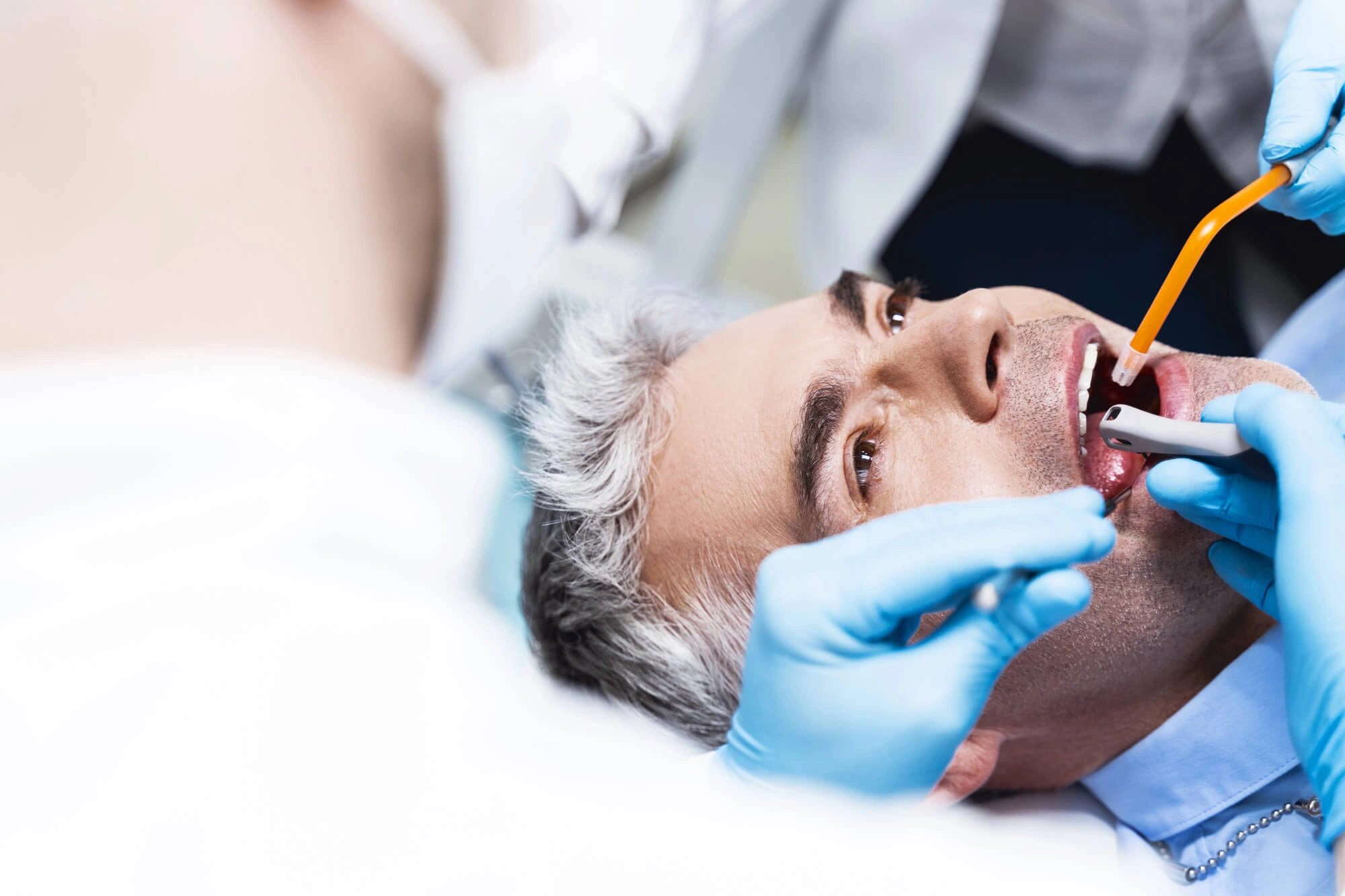 Undergoing treatment with emergency dentist Chesapeake VA