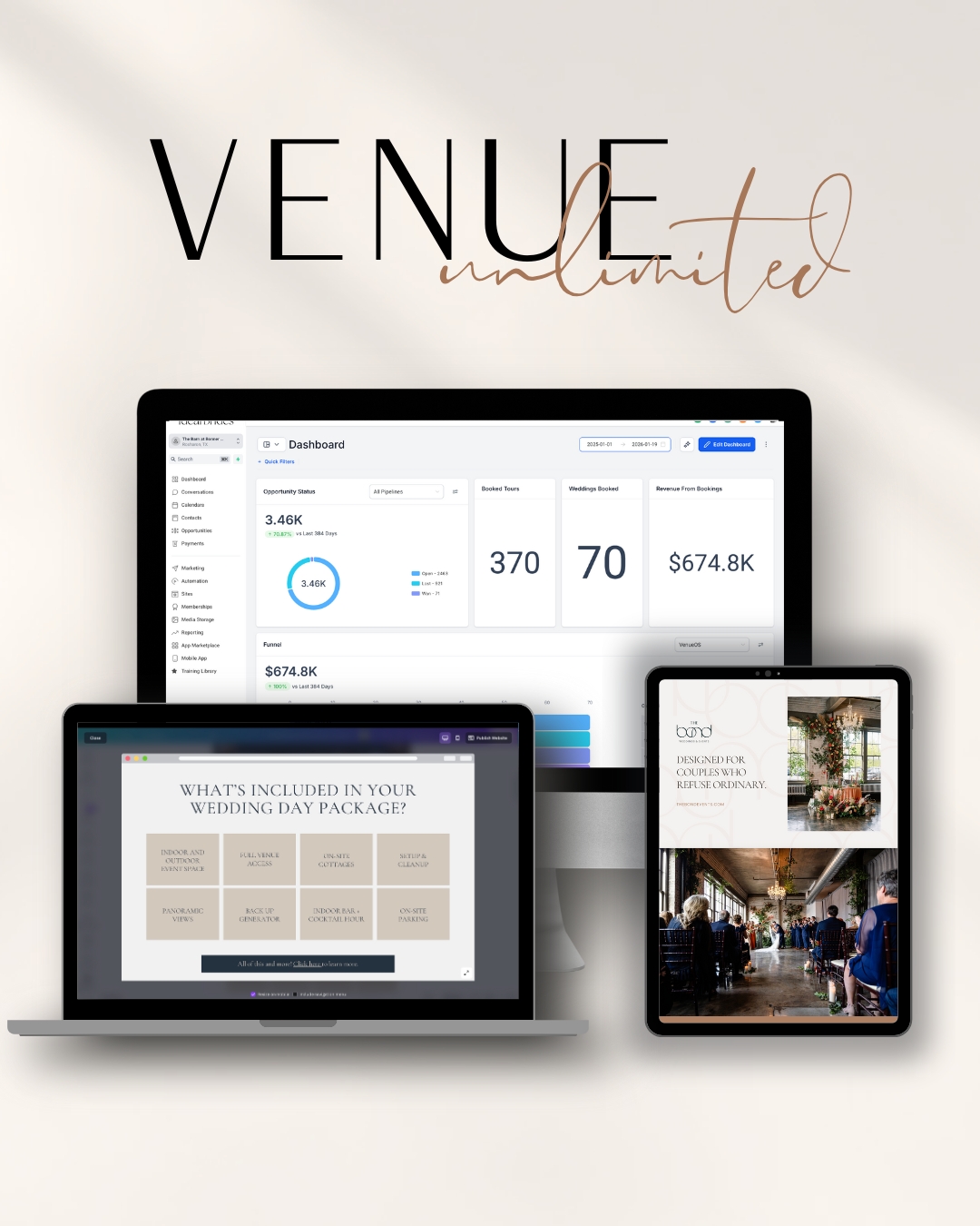 Venue Unlimited Mockup