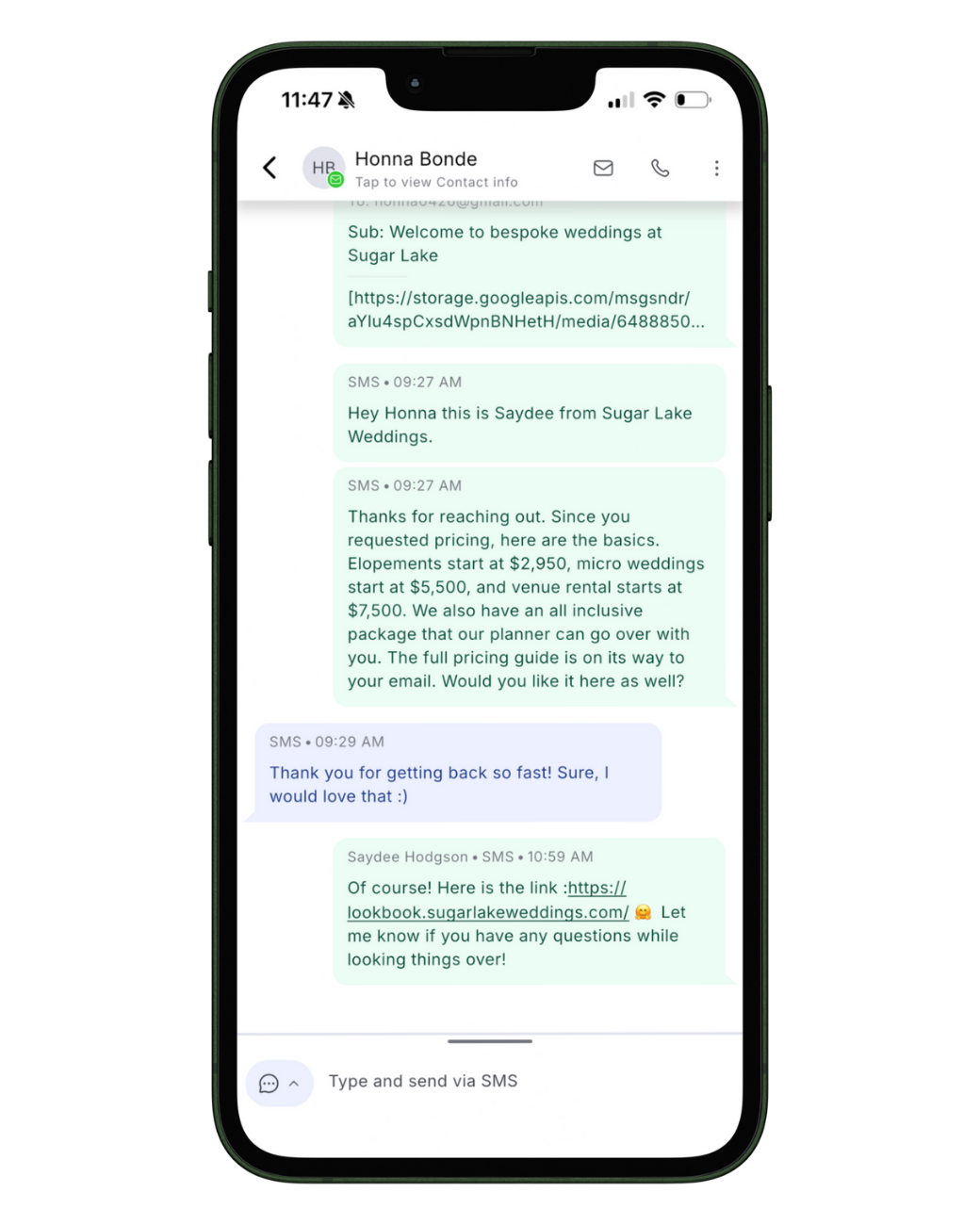 VenueOS Automated Lead Nurturing