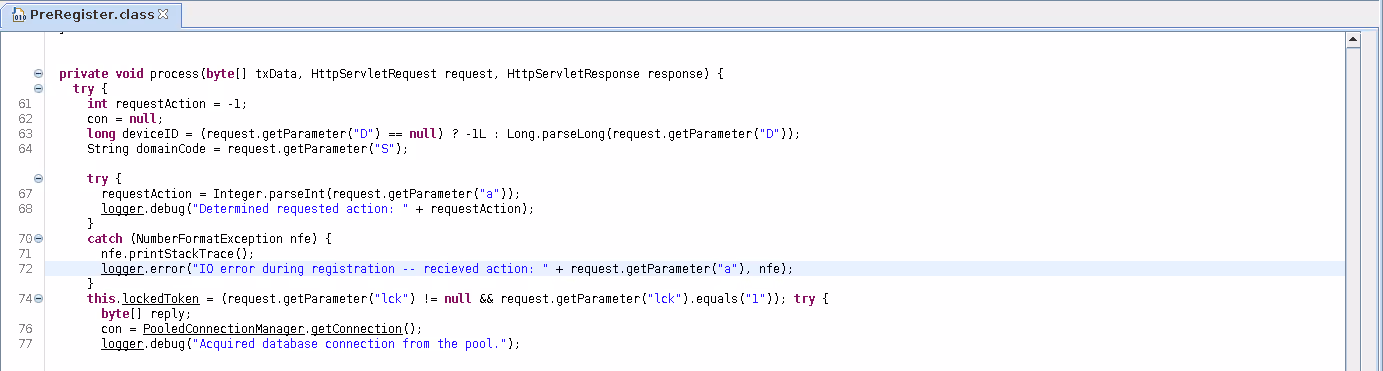 source code example