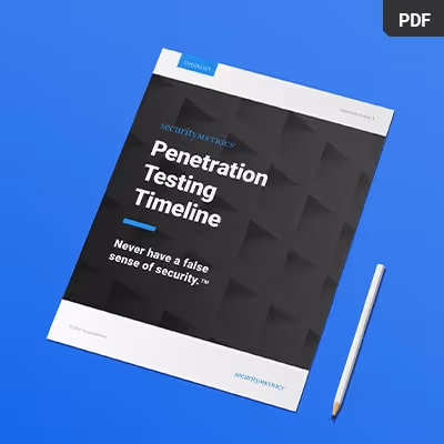 Penetration Testing Timeline Checklist