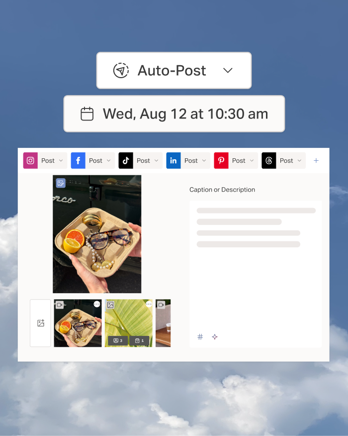 Schedule content with Planoly