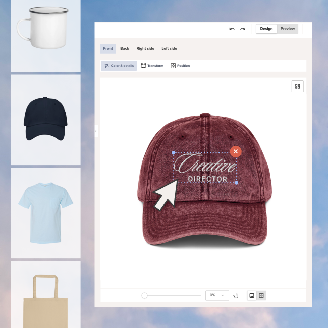 Print on Demand Merch Planoly