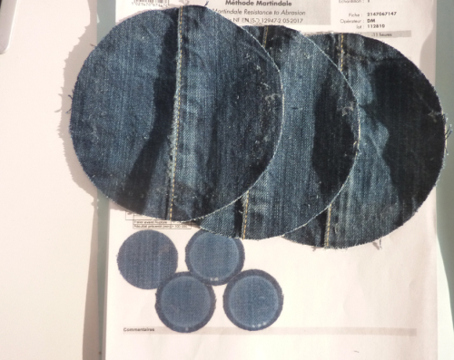 denim crotch blowout article lab test fail