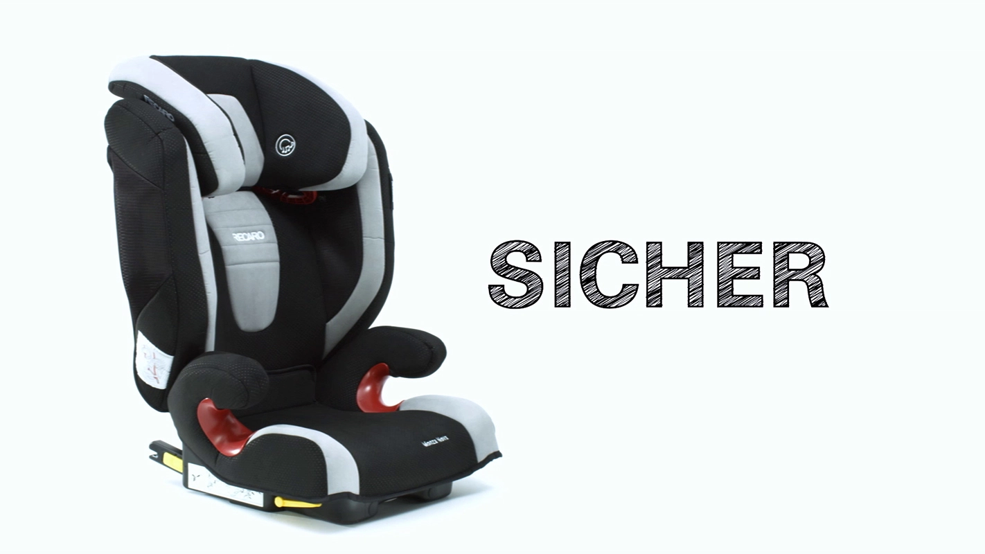 Produktfilm der Filmproduktion Panda Pictures aus München und Ulm für Recaro. Eine szenische Produktaufnahme mit dem Titel "Sicher" auf weißem Hintergrund.