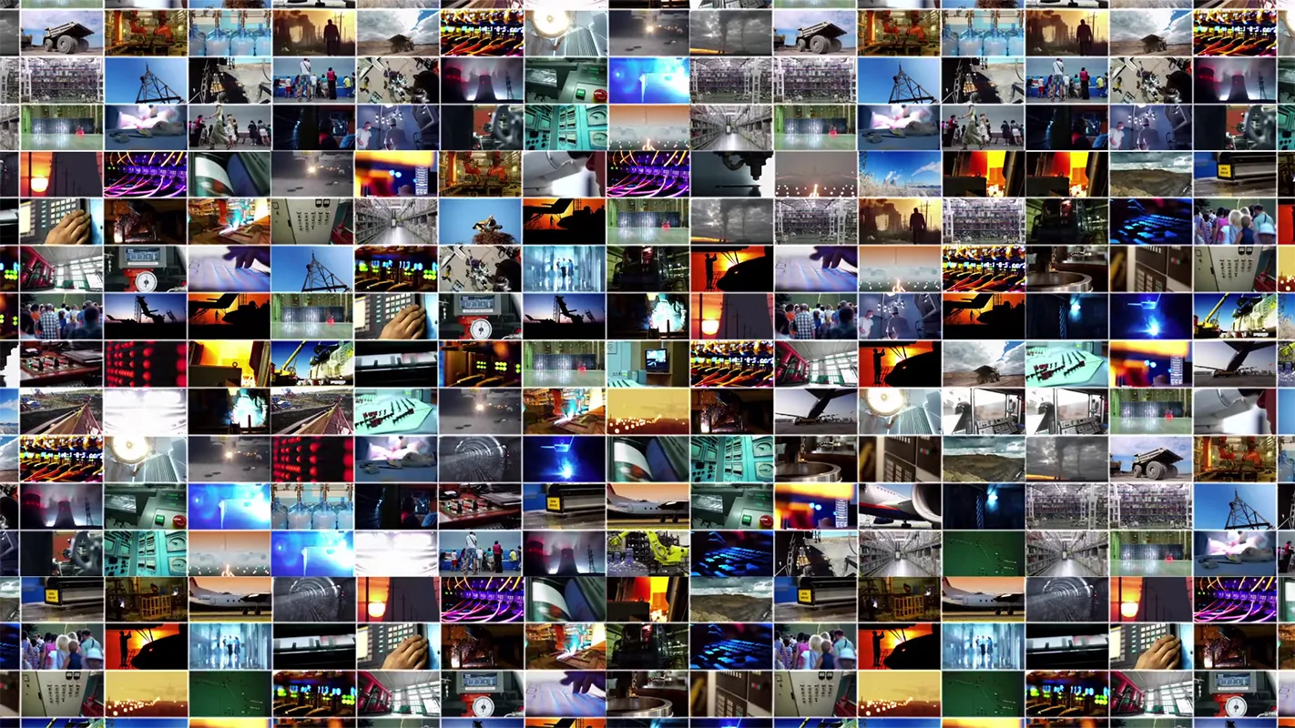 Imagefilm der Filmproduktion Panda Pictures aus München und Ulm für SupplyOn. Eine dynamische Bildcollage aus zahlreichen kleinen Szenenbildern, ideal für schnelle Schnitte und vielseitige visuelle Eindrücke im Filmschnitt.