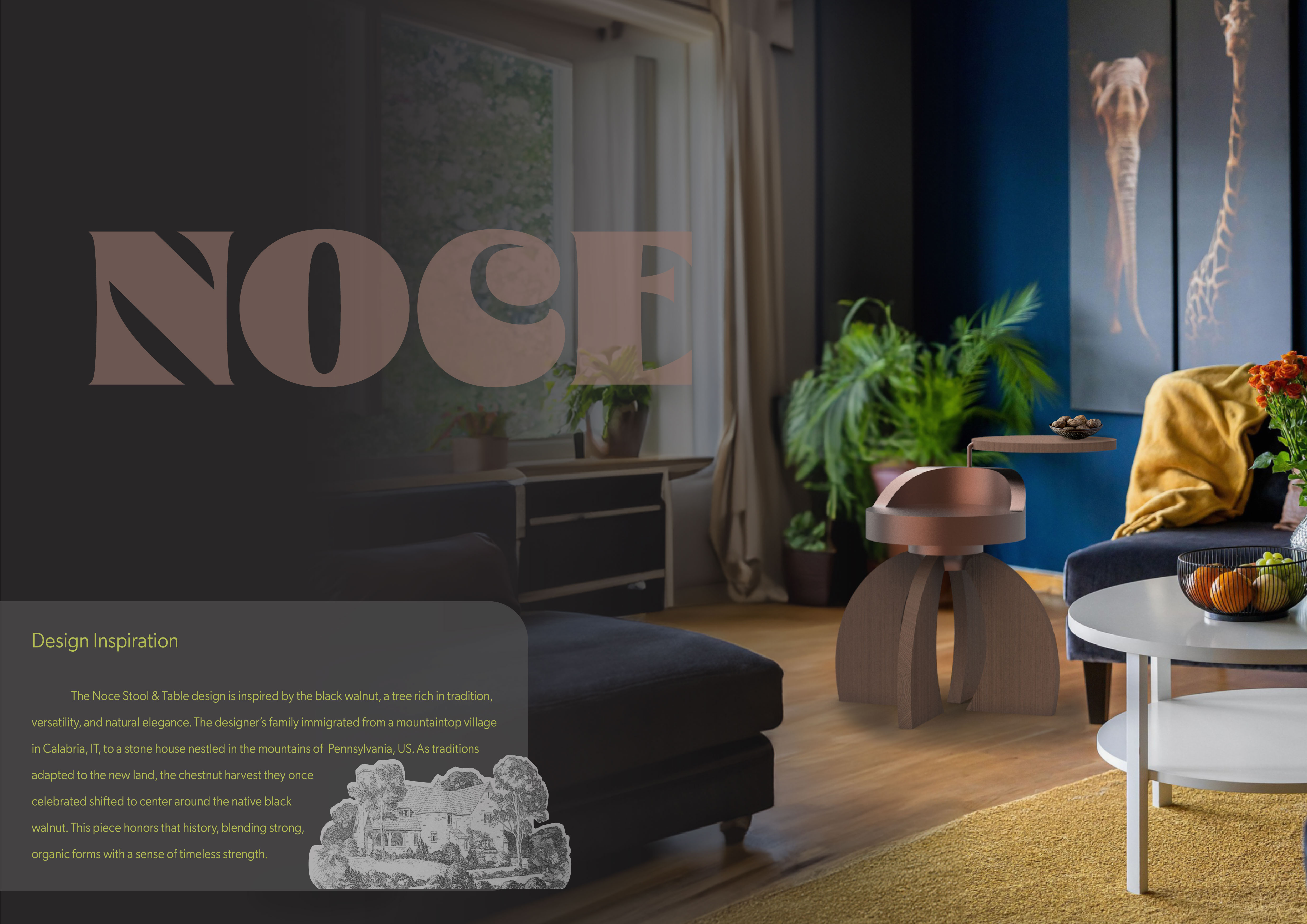 NOCE Stool & Table