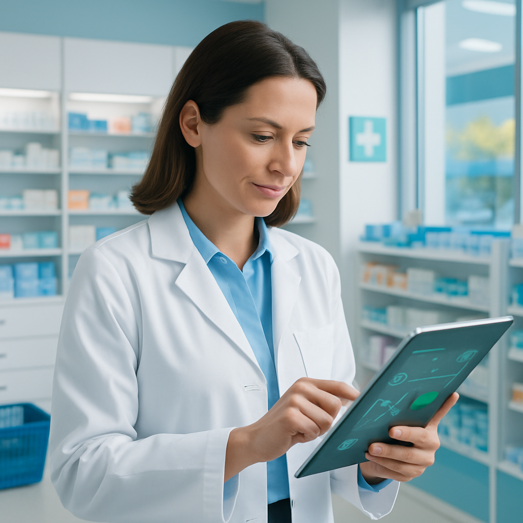 Abstract image representing healthcare retail