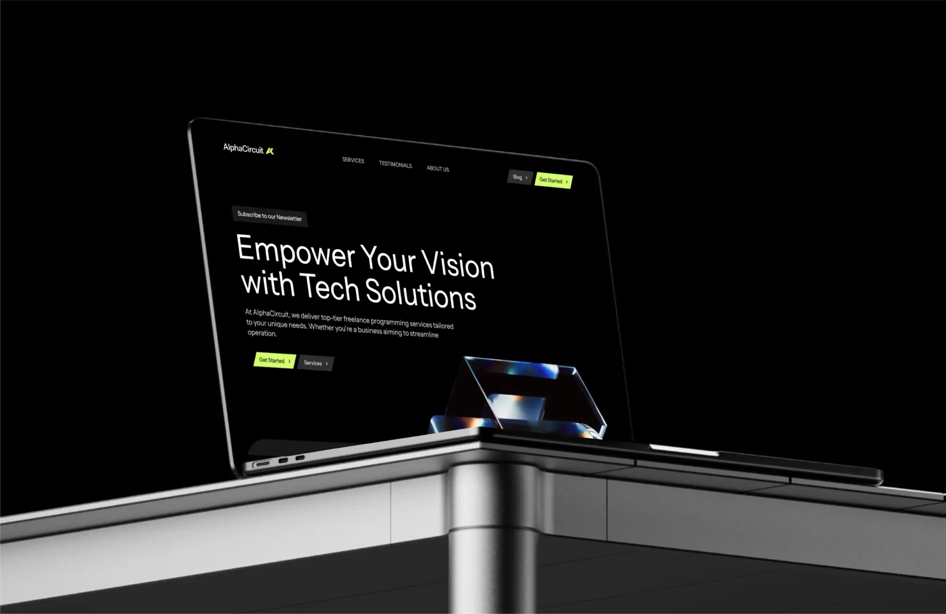 The Alphacircuit website UX/UI and development