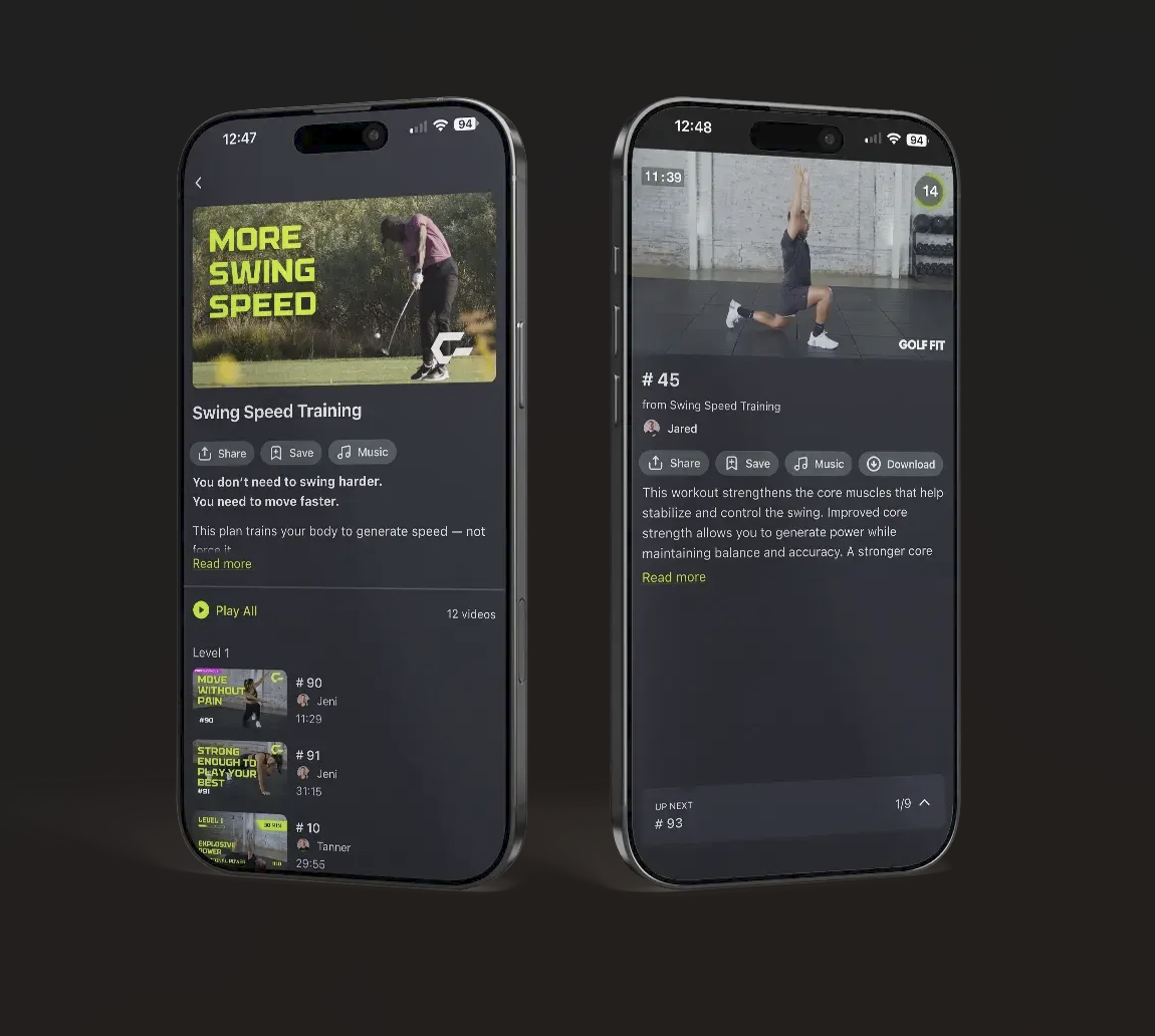 Golf Fit App &mdash; Workout 76