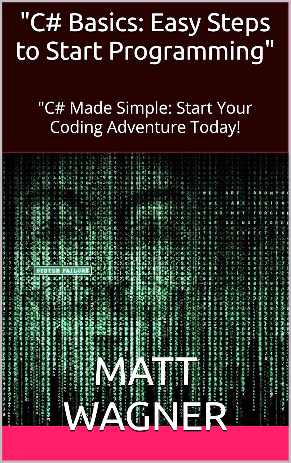 Cover to my Book for C# Basics 
