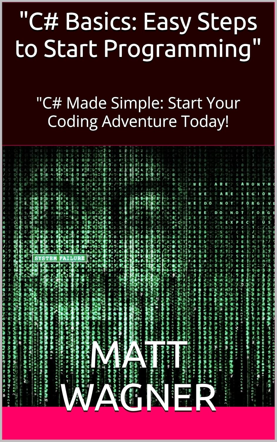 Cover to my Book for C# Basics