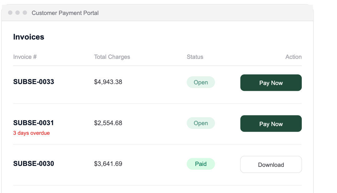 Rails customer payment portal