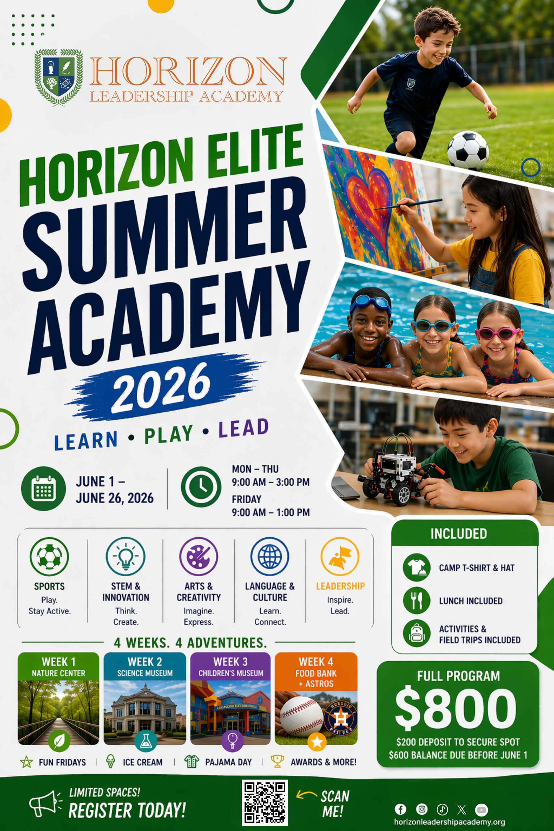 USACO Bronze Preparation Camps at Horizon Leadership Academy