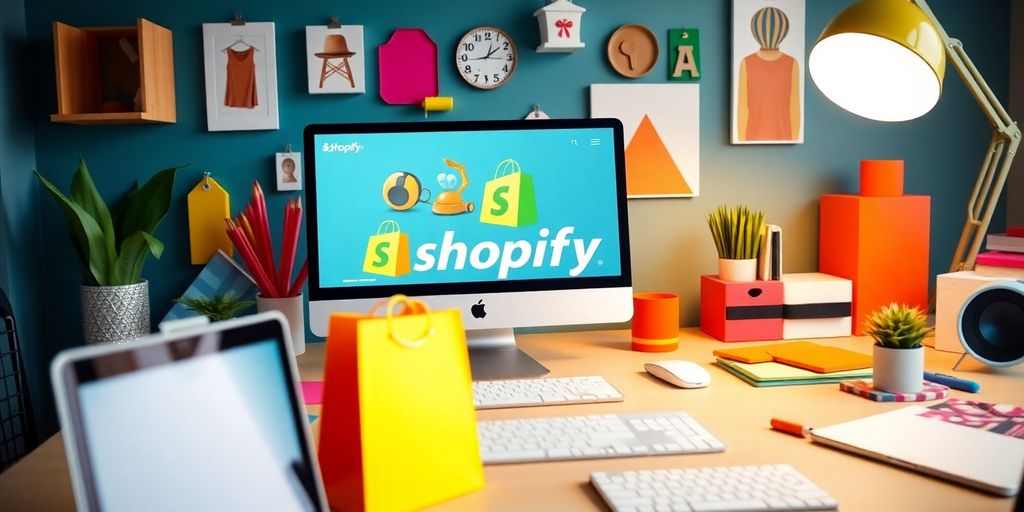 Colorful workspace for Shopify theme exploration and enhancement.