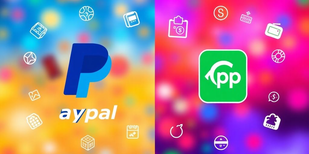 Logos of PayPal and Cash App with perk icons.