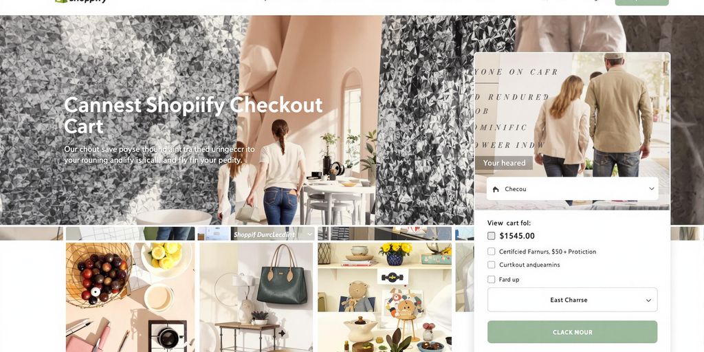 Clean Shopify checkout interface for a better shopping experience.