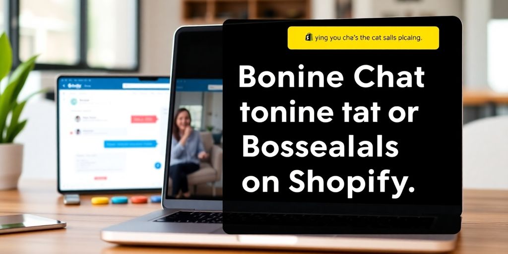 Online chat interface on a laptop enhancing customer engagement.