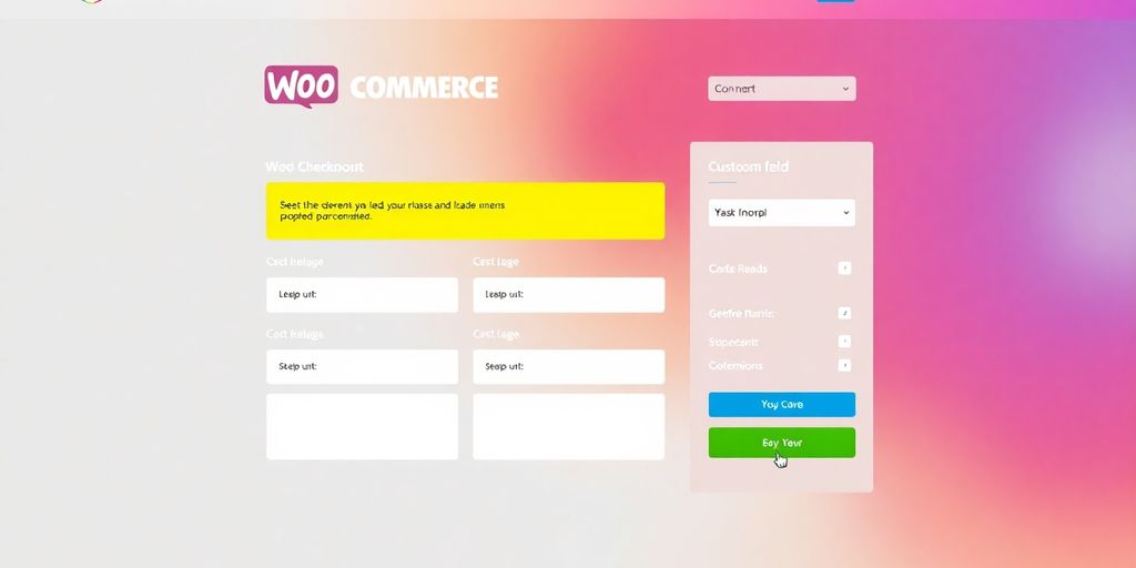 Customizable WooCommerce checkout fields for enhanced user experience.