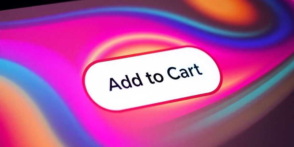Close-up of a Shopify Add to Cart button design.