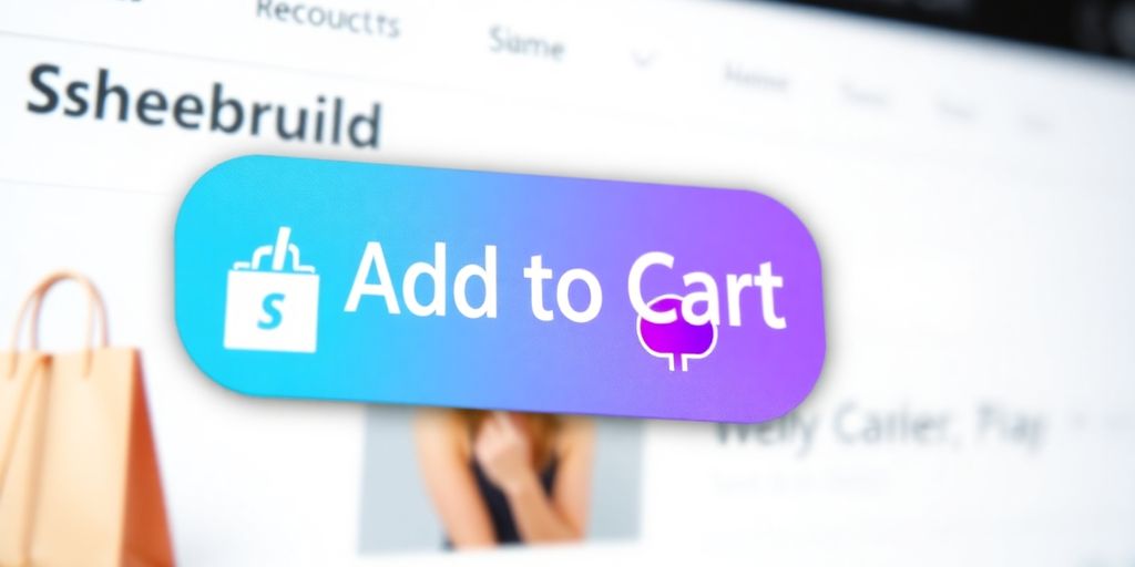 Close-up of a customized Add to Cart button.