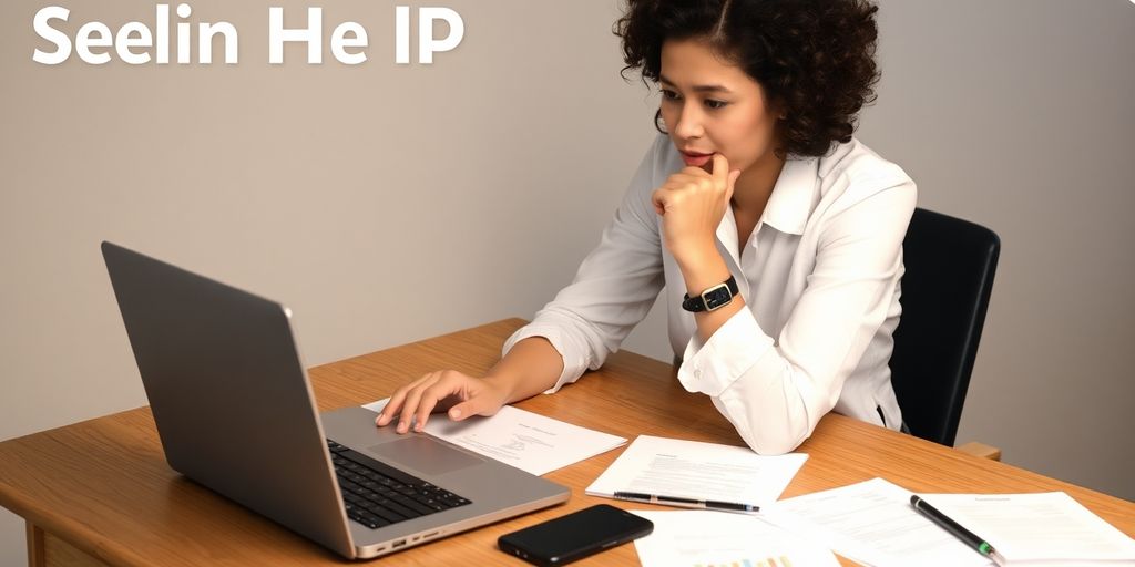 Person using laptop for Shopify customer service support.