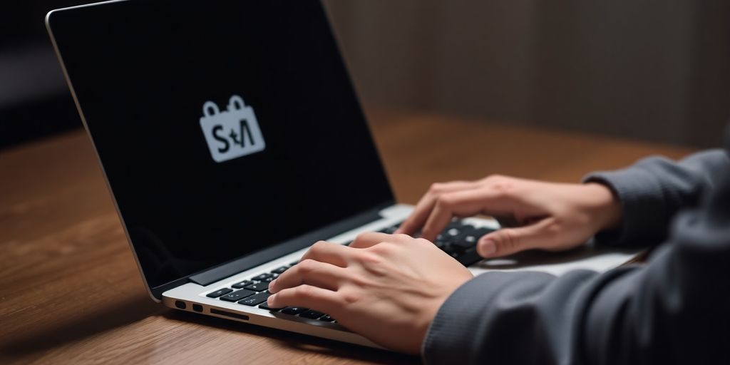 Person emailing Shopify support for assistance.