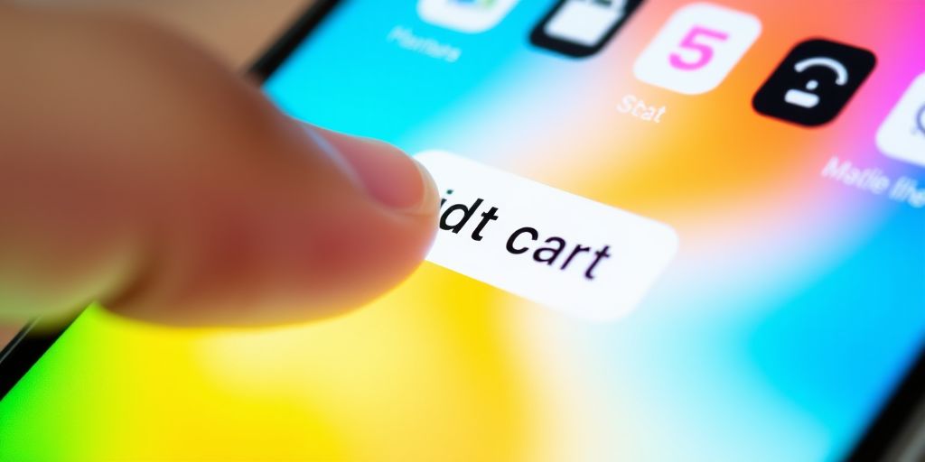 Hand pressing Add to Cart on a smartphone screen.