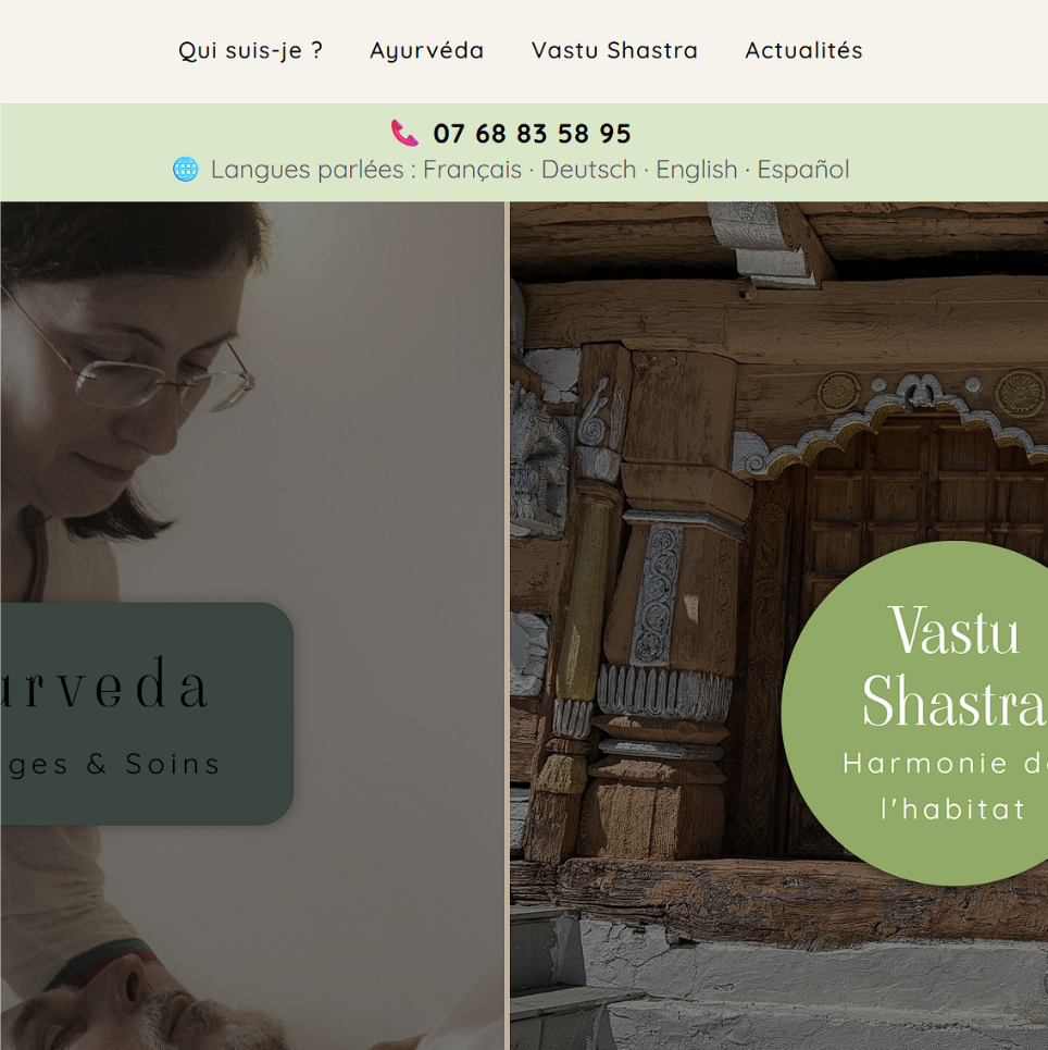 site web devata web2success massage médecine douce ayurveda