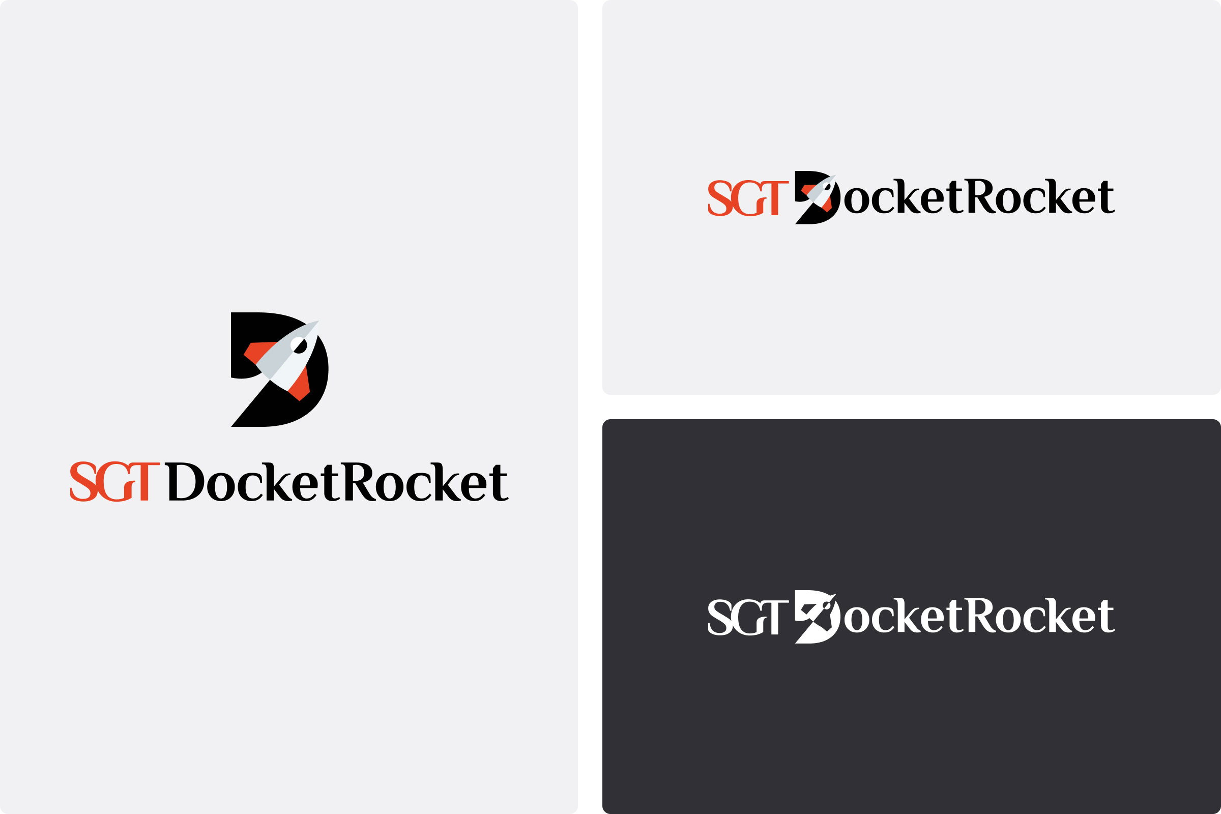 Vertical and horizontal logos