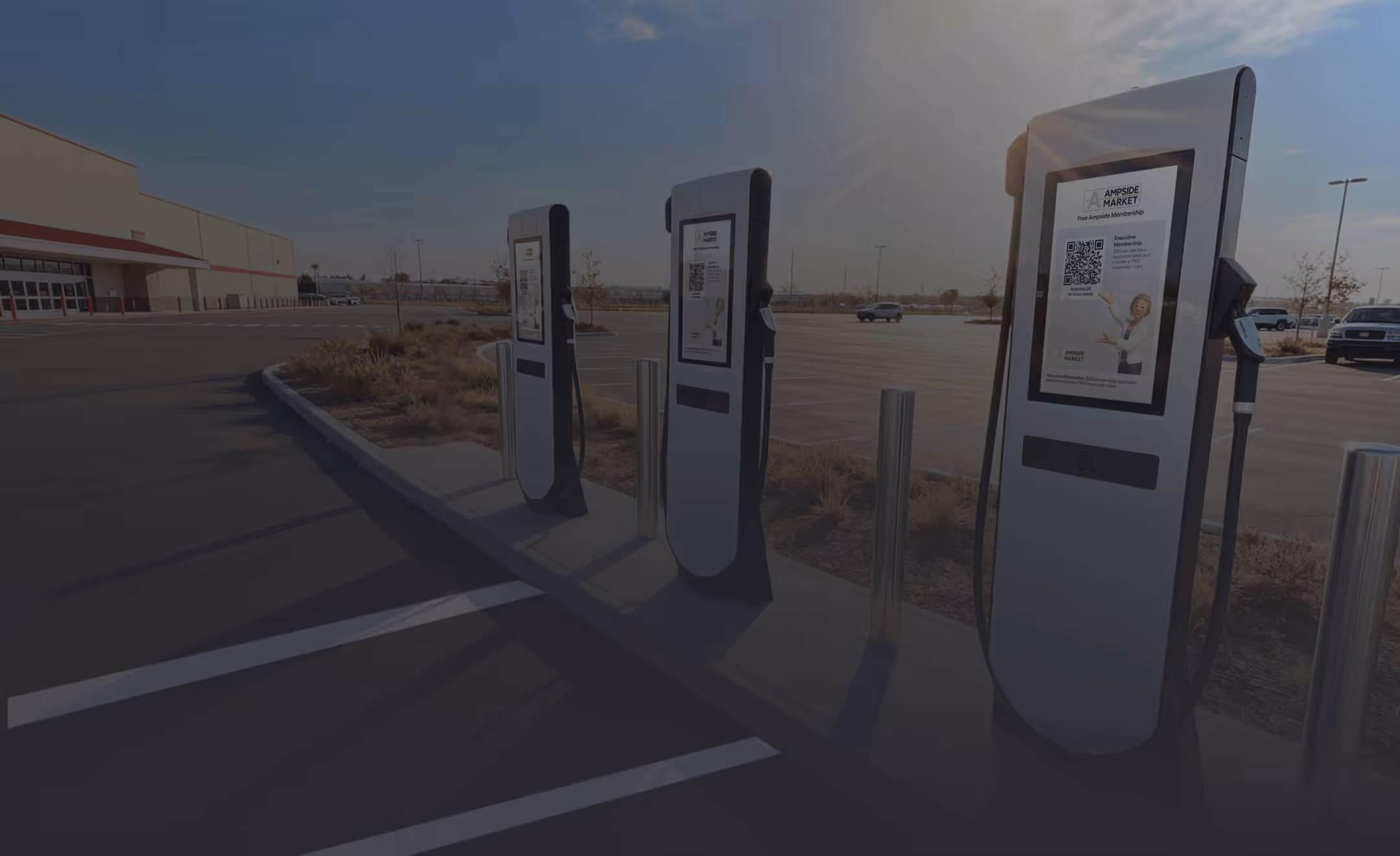 EV fast charging solution designed for large-format retail locations