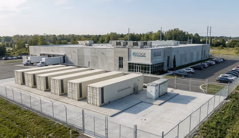 Electric Era battery energy storage system installed at a data center facility