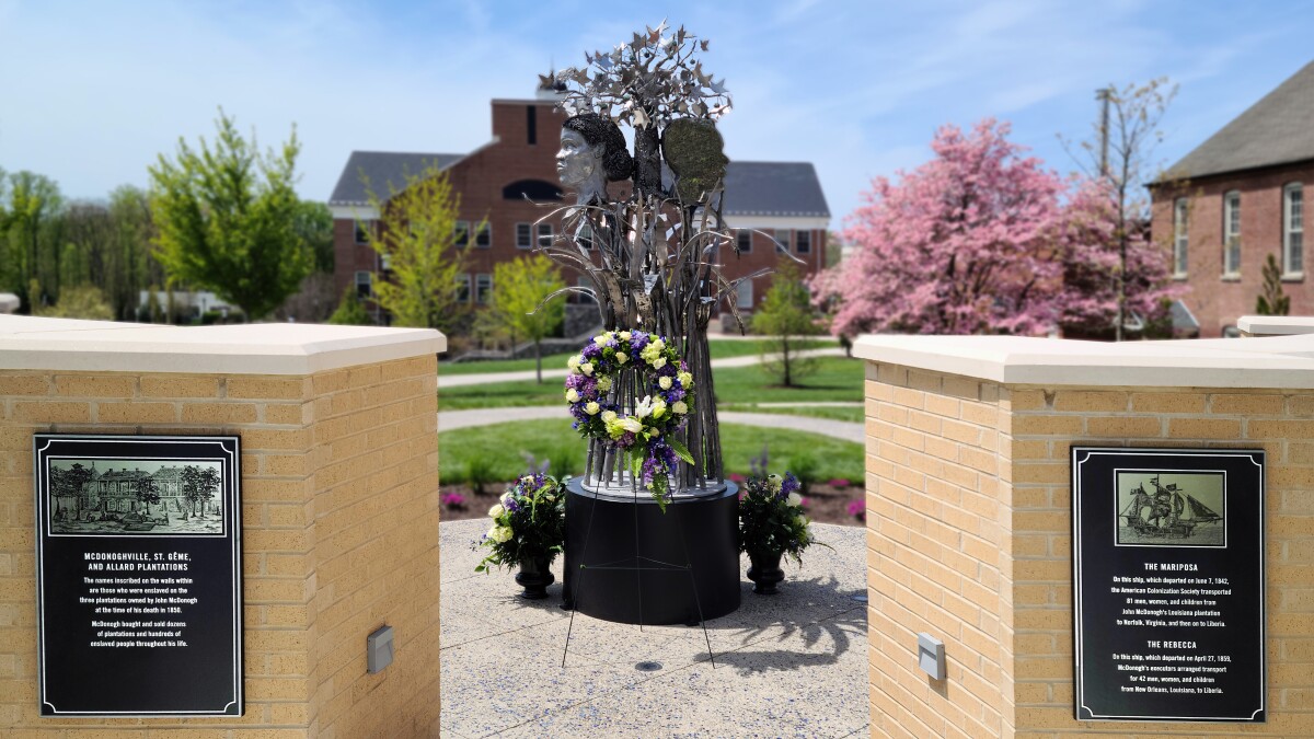The Memorial to Those Enslaved and Freed