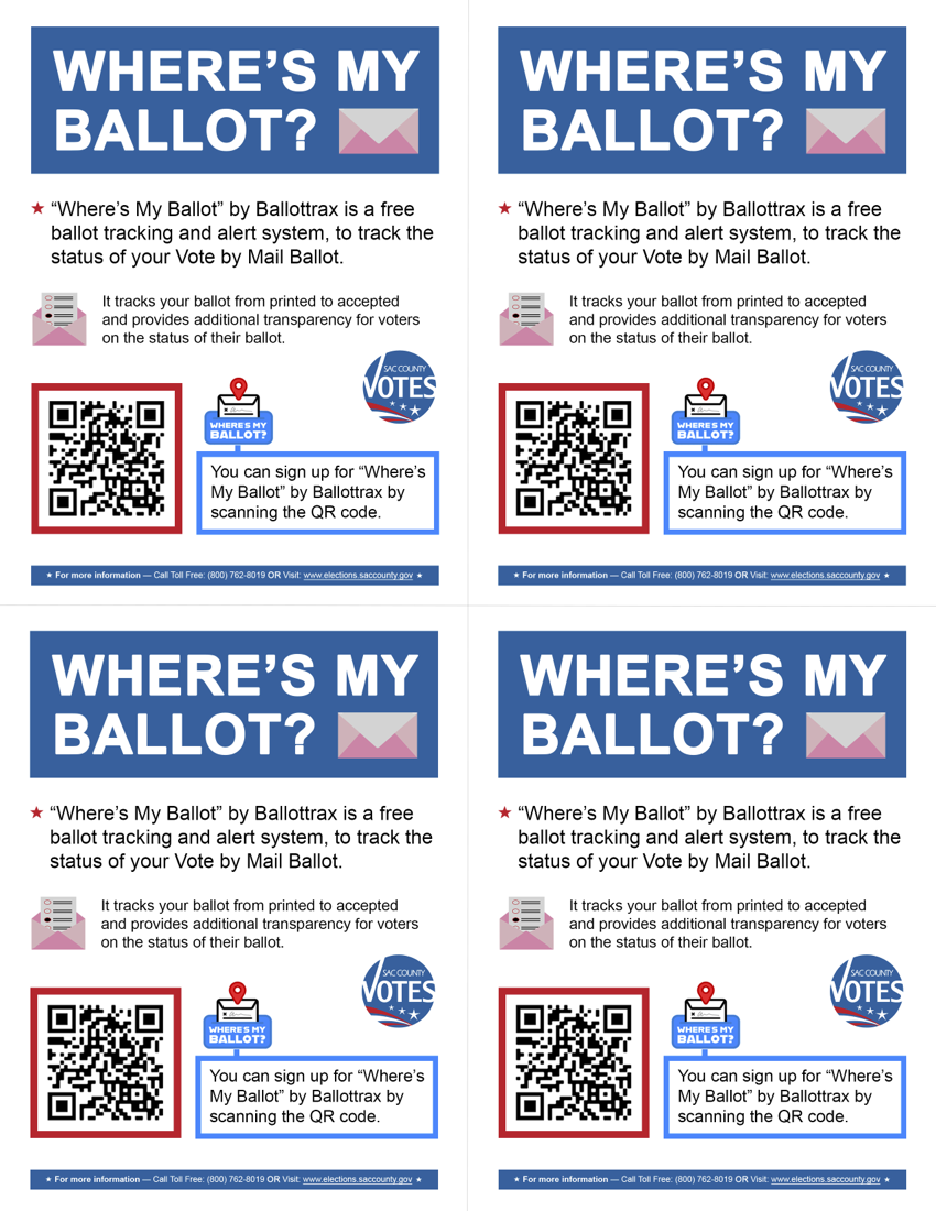 where's my ballot flyer