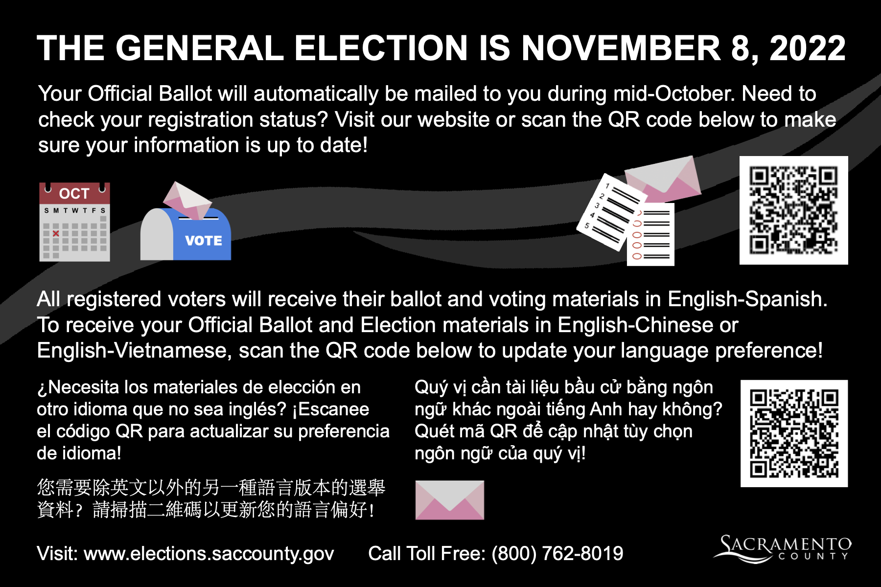 november 2022 election mailer