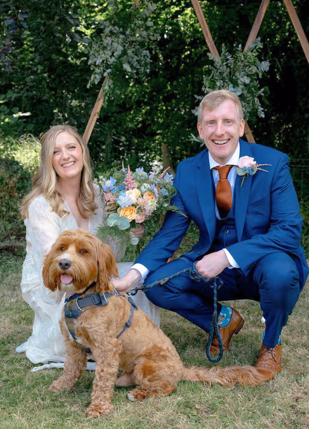 Katie & Seb's Home Marquee Wedding, North Wales 