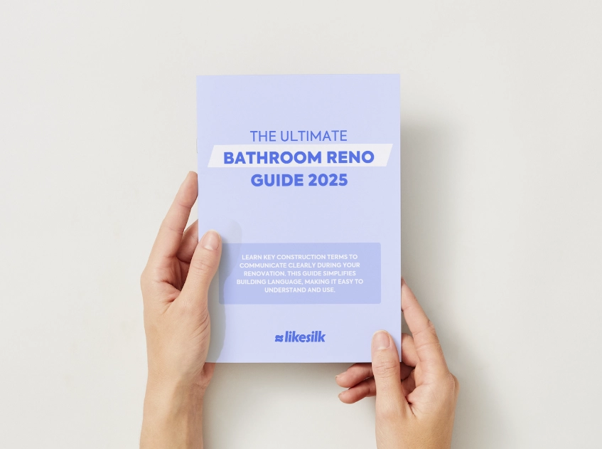 LikeSIlk ultimate bathroom renovation guide booklet
