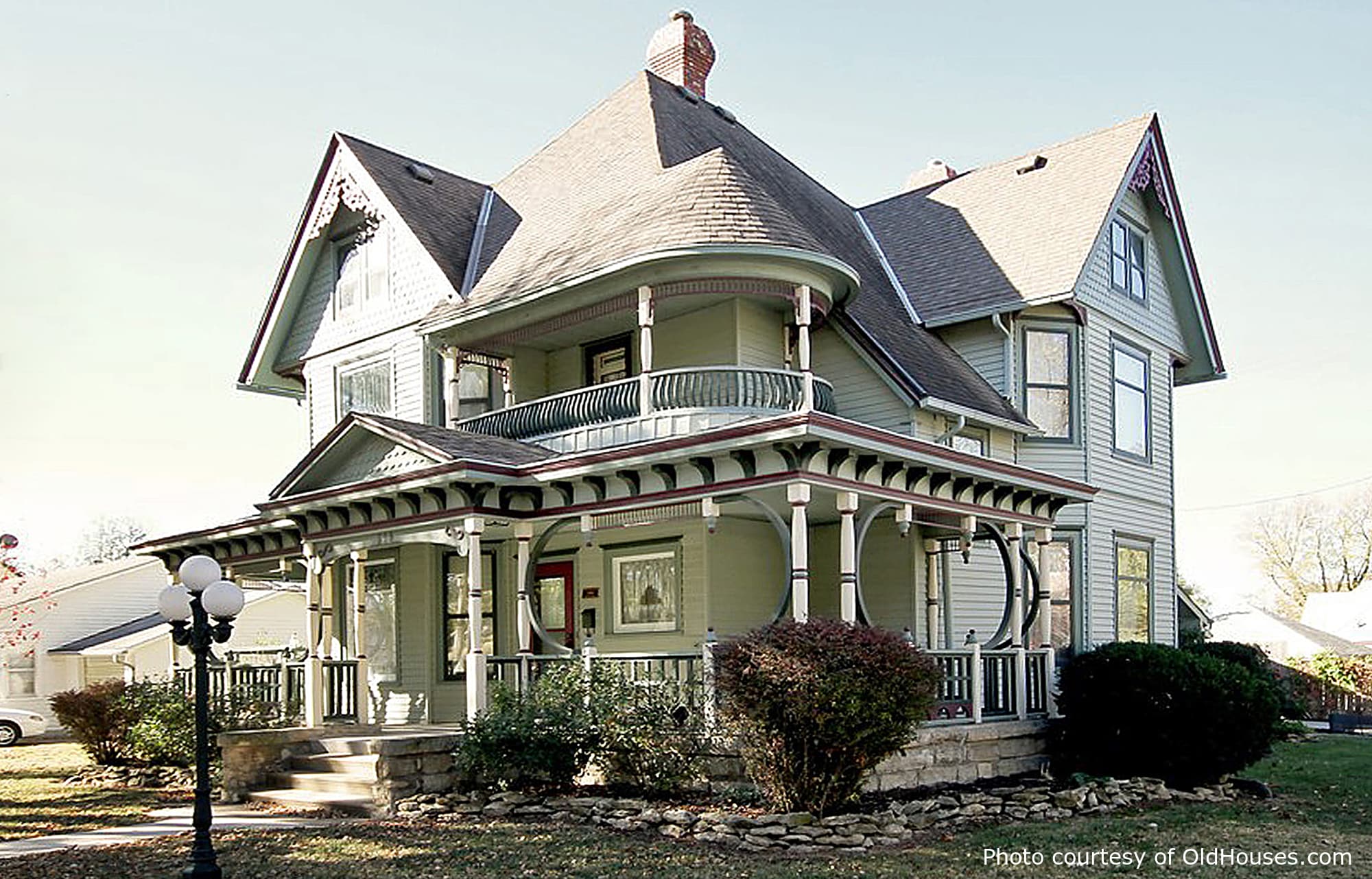 Liggett Residence, a beautiful historic home in Herington, KS, designed by architect George F. Barber.