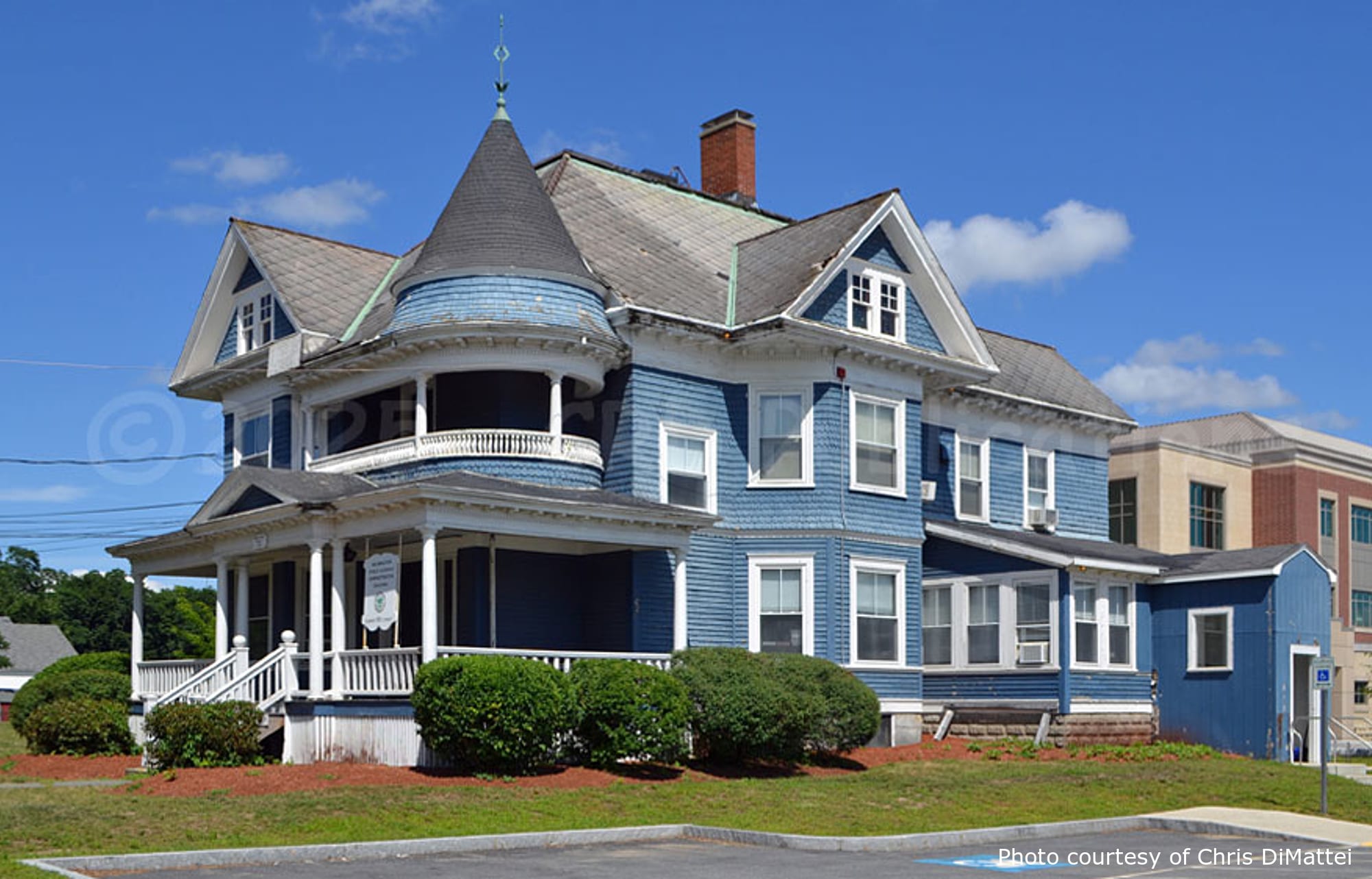 Hudson Residence, a beautiful historic home in Wilmington, MA, designed by architect George F. Barber.