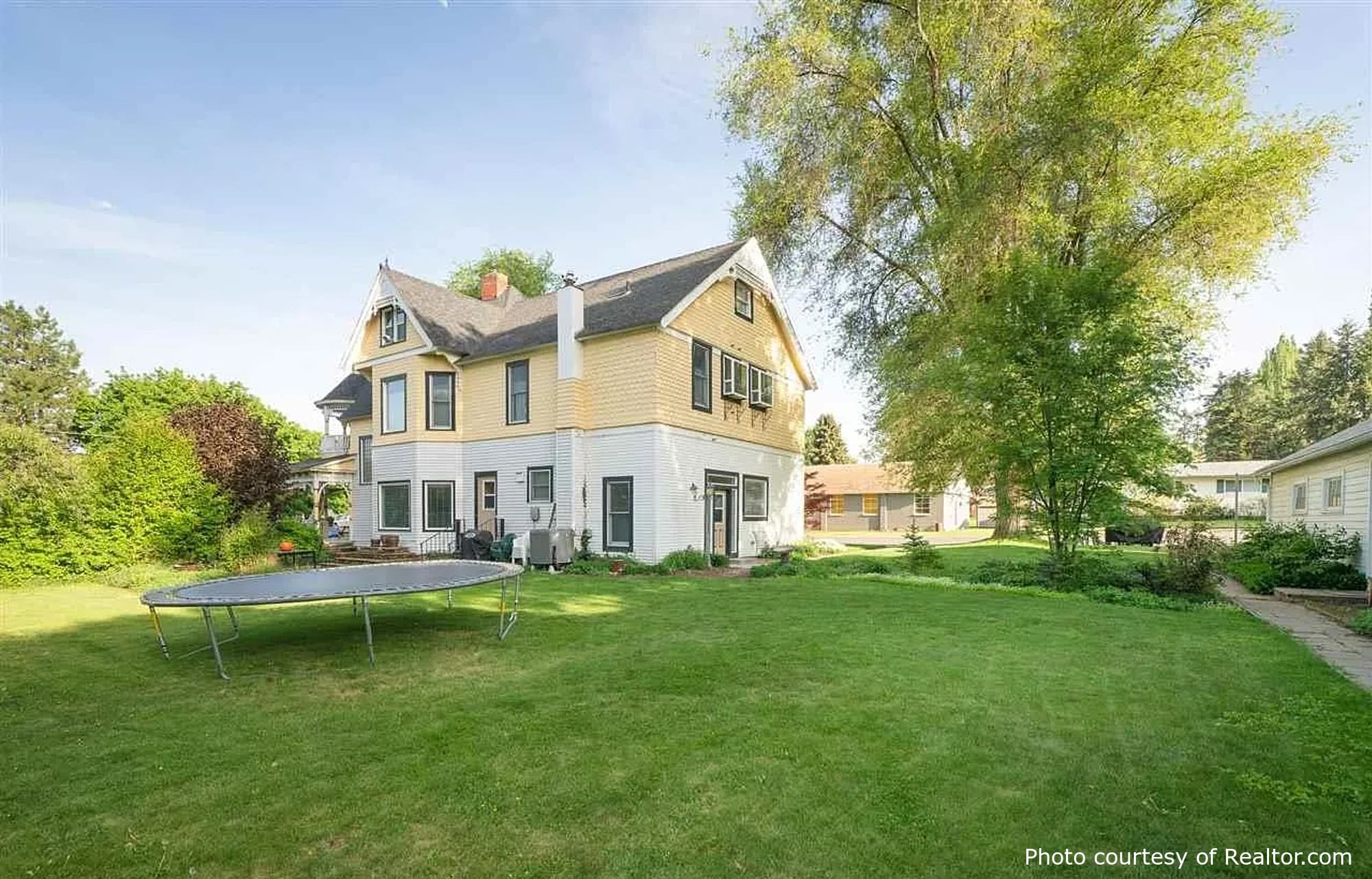 Gaines Residence, a beautiful historic home in Saint John, WA, designed by architect George F. Barber.