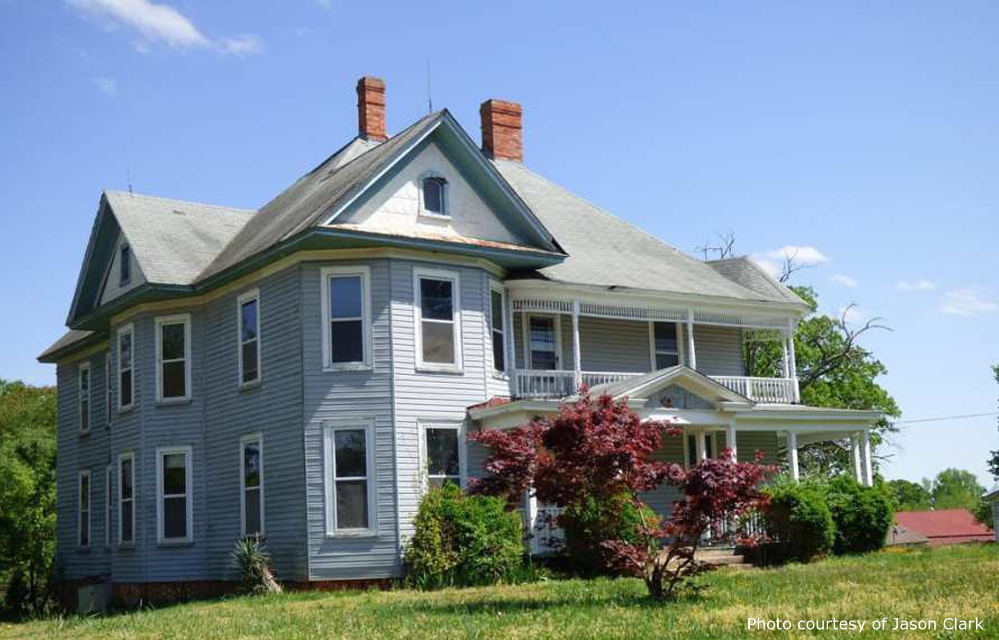 Unknown Residence, a beautiful historic home in Chase City, VA, designed by architect George F. Barber.